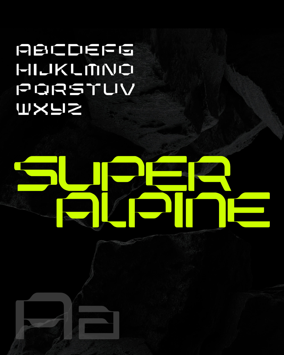 Super Alpine Typeface